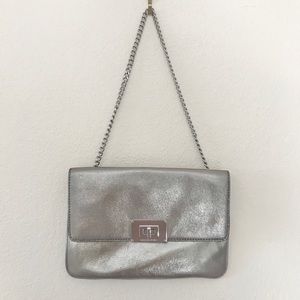 Michael Kors metallic Silver Dressy Handbag